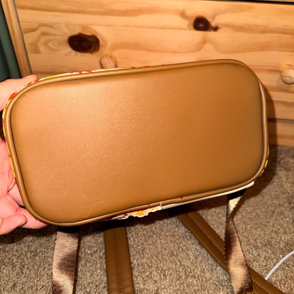 Loungefly Disney Cream Backpack with Autumn Leaves - Picture 4 of 5